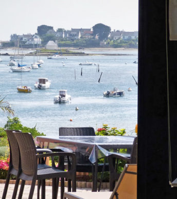 Maison les pieds dans l’eau sur la ria d’Etel