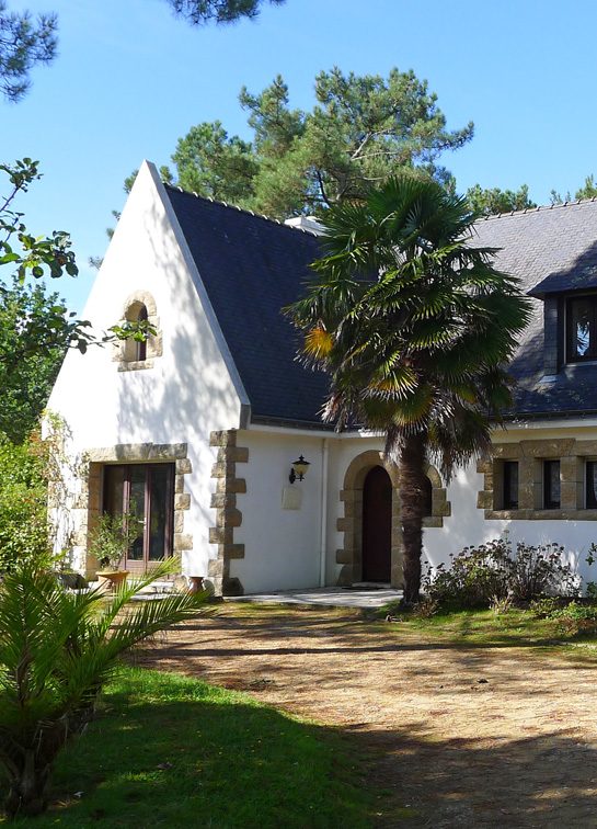 Maison accès direct ria d’Etel Locoal Mendon Morbihan