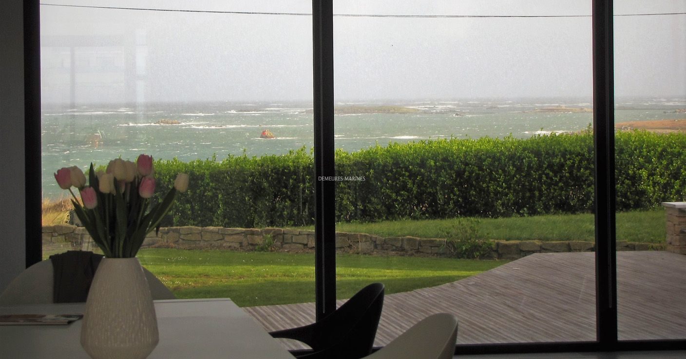 Maison architecte vue mer plain-pied saint-pabu