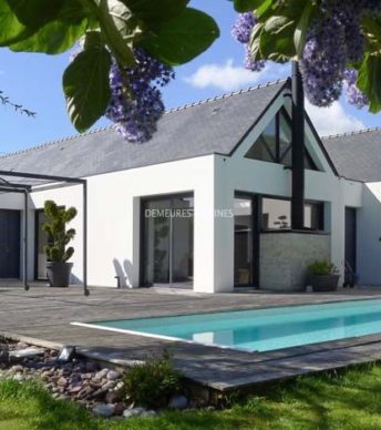 Maison de prestige contemporaine accès direct à la mer