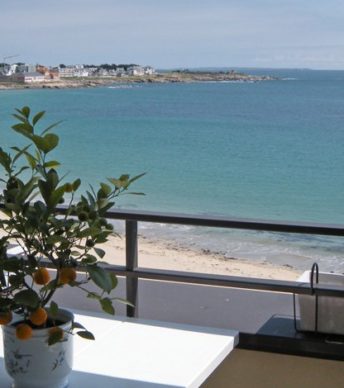 Dernier étage en duplex vue mer à Quiberon