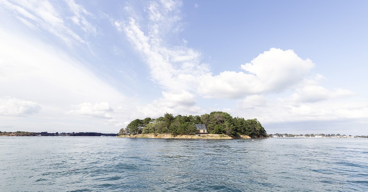 Ile privée Larmor-Baden France
