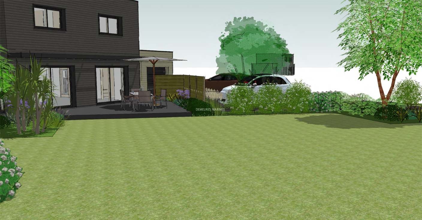 Maison bioclimatique Riantec