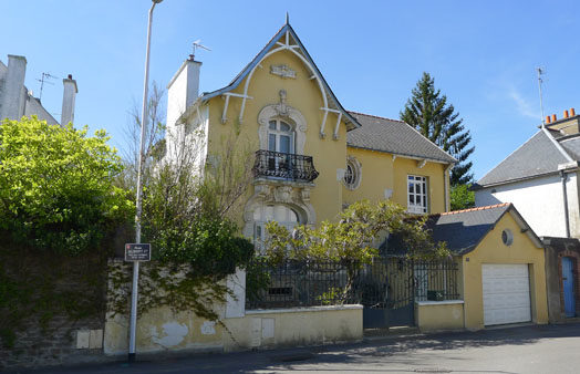Maison de charme et de caractère quartier Albert 1er Vannes vendue par Demeures Marines