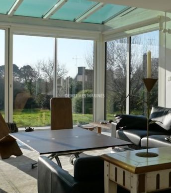Lumineuse maison contemporaine face au Golfe du Morbihan à Séné