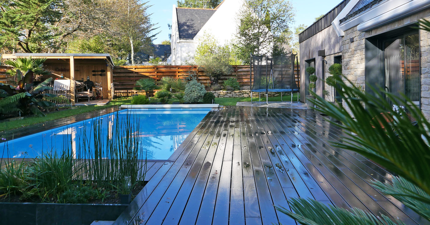 Maison rénovée Piscine Crach Morbihan Demeures Marines