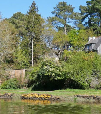 Maison de charme vue rivière dans le Golfe du Morbihan