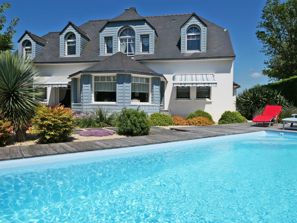 Maison Contemporaine Piscine Auray Vannes Bretagne