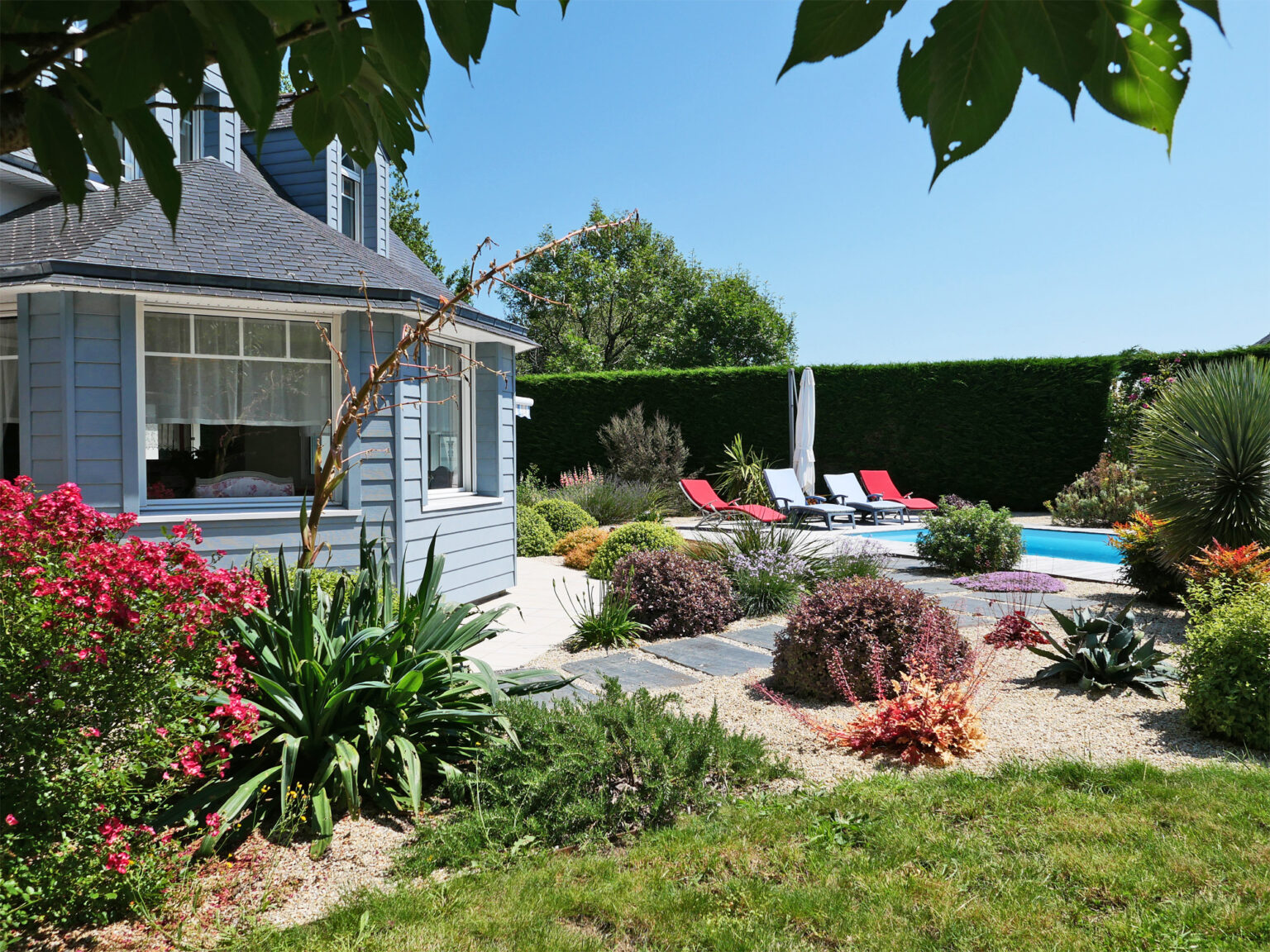 Maison Contemporaine Piscine Auray Vannes Bretagne