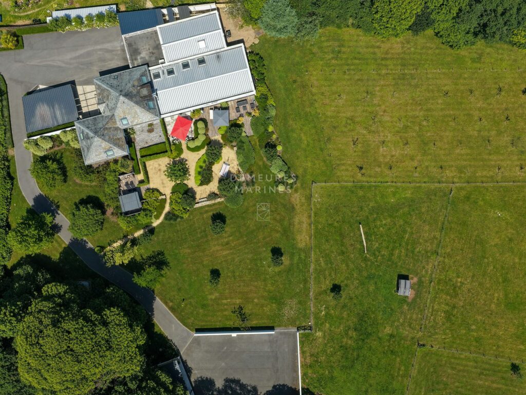 Demeure Architecte Piscine intérieure Vannes Demeures Marines Morbihan Plescop
