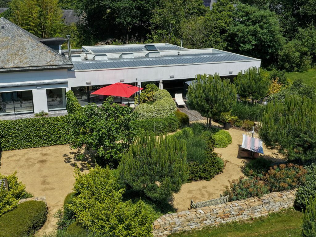 Demeure Architecte Piscine intérieure Vannes Demeures Marines Morbihan Plescop