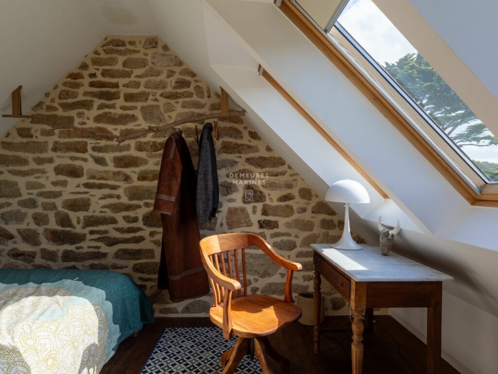 Longère Prestige Charme Pierre Rénovée Vue Mer Baie Audierne Finistère Demeures Marines