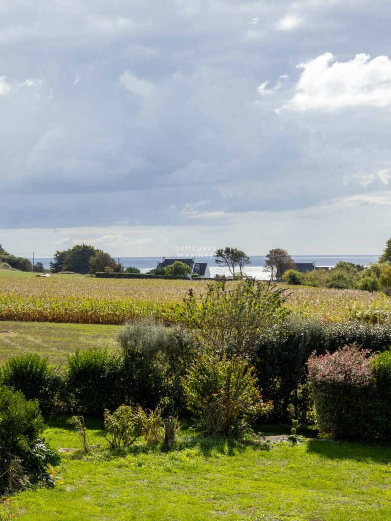 Longère Prestige Charme Pierre Rénovée Vue Mer Baie Audierne Finistère Demeures Marines