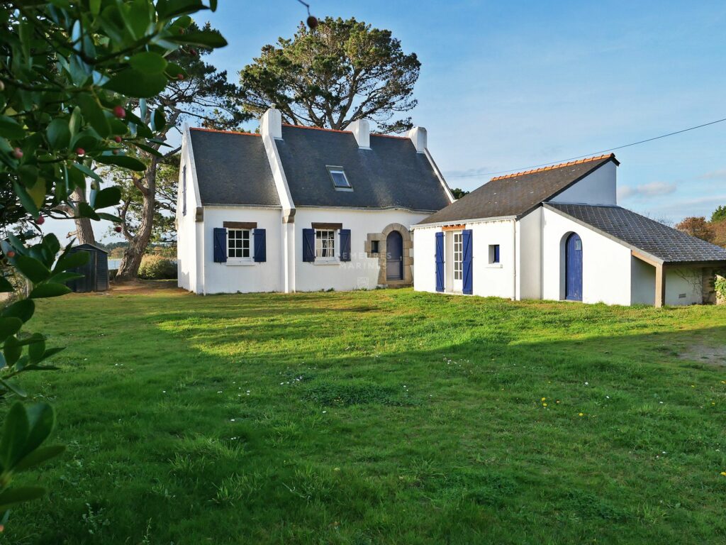Maison de charme Vue mer Accès direct Golfe du Morbihan Larmor Baden Demeures Marines