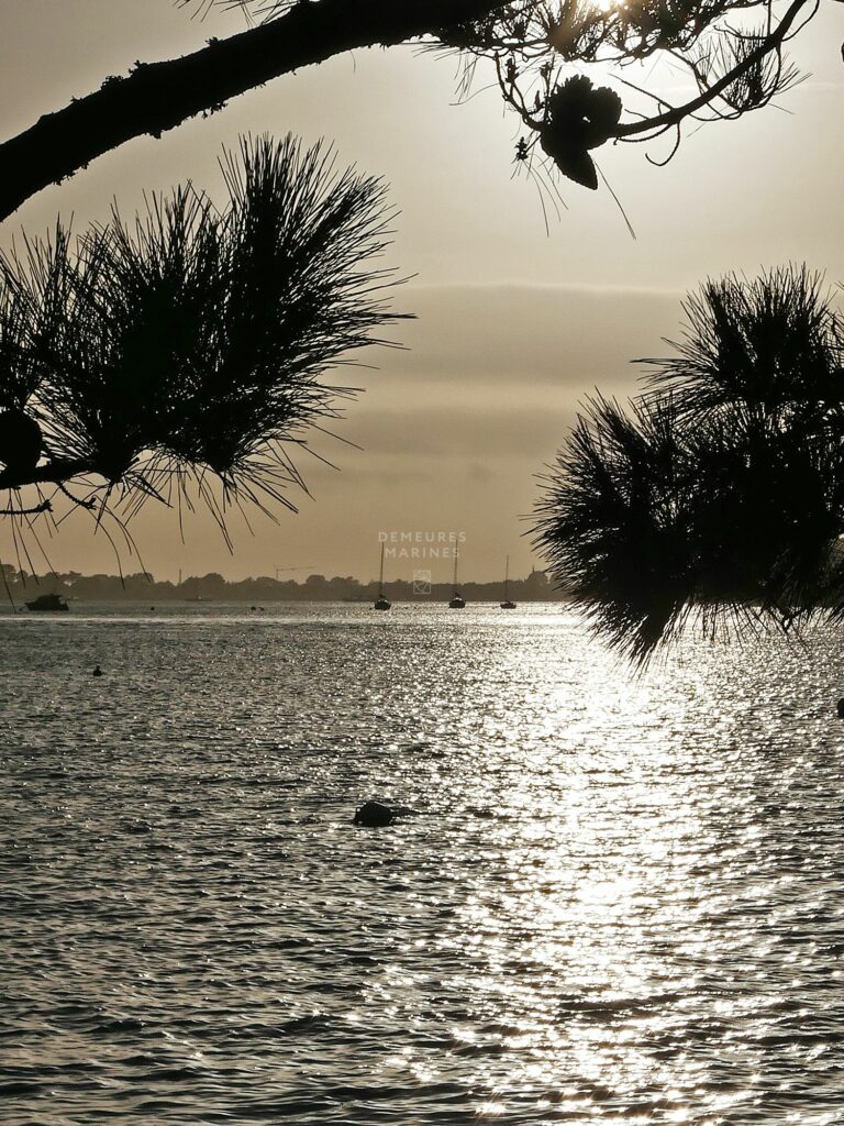 Maison de charme Vue mer Accès direct Golfe du Morbihan Larmor Baden Demeures Marines