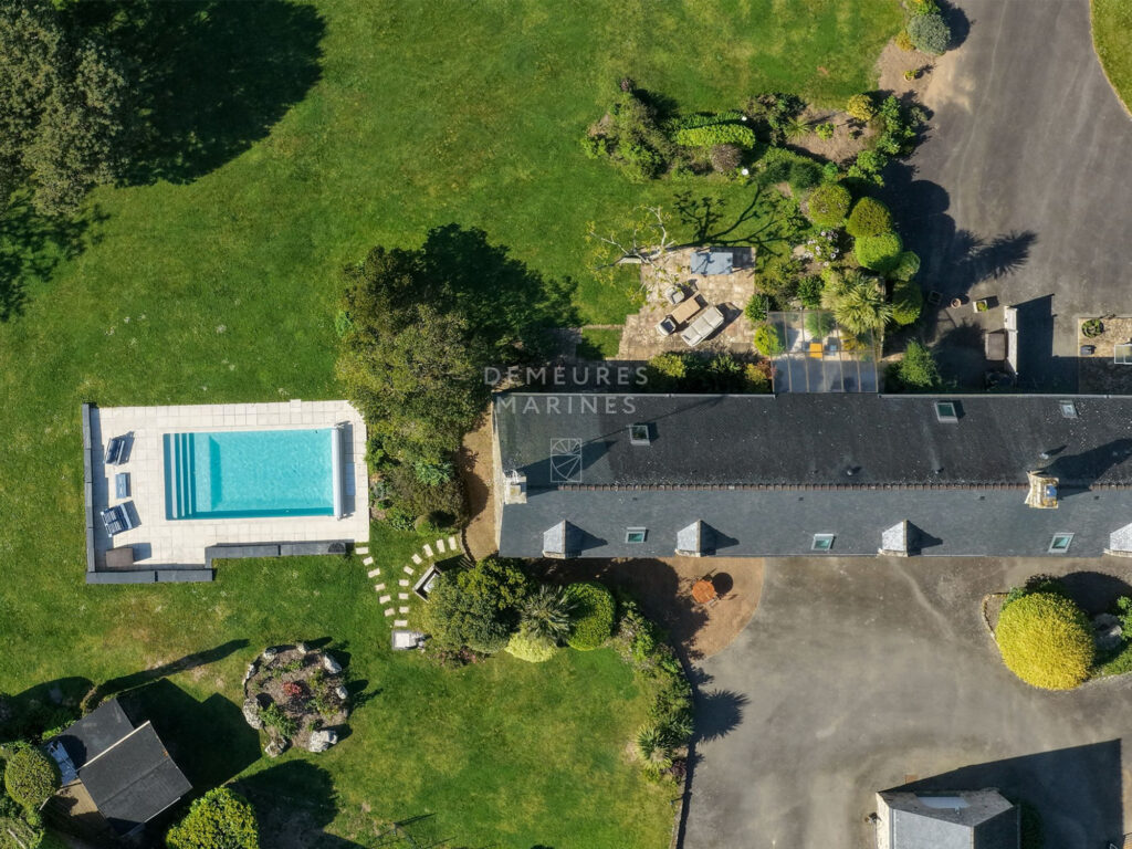Propriété Charme Dépendances Piscine Kervignac Demeures Marines Pierre Prestige