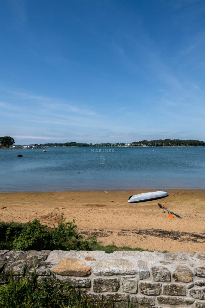 Demeures Marines Maison Contemporaine Vue Rivière d'Étel Élégante Locoal-Mendon Morbihan