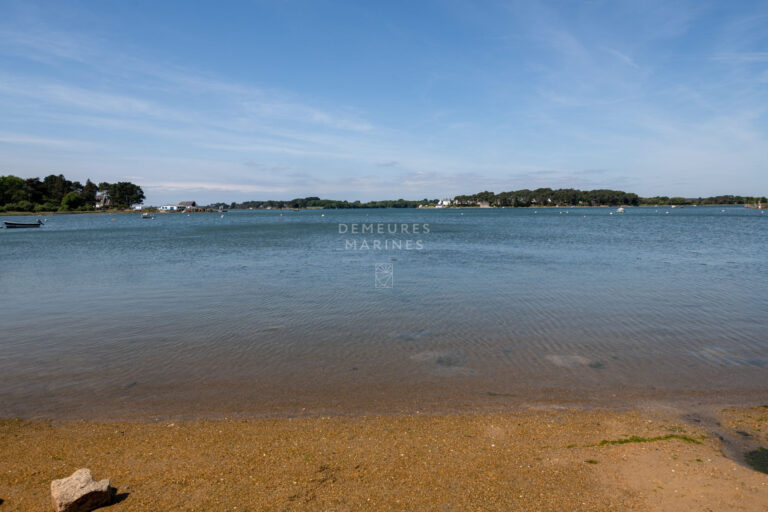 Demeures Marines Maison Contemporaine Vue Rivière d'Étel Élégante Locoal-Mendon Morbihan