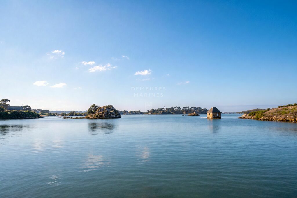 Maison Charme Vue mer île de Bréhat Bretagne Côtes d'Armor Demeures Marines Néobretonne Intemporelle