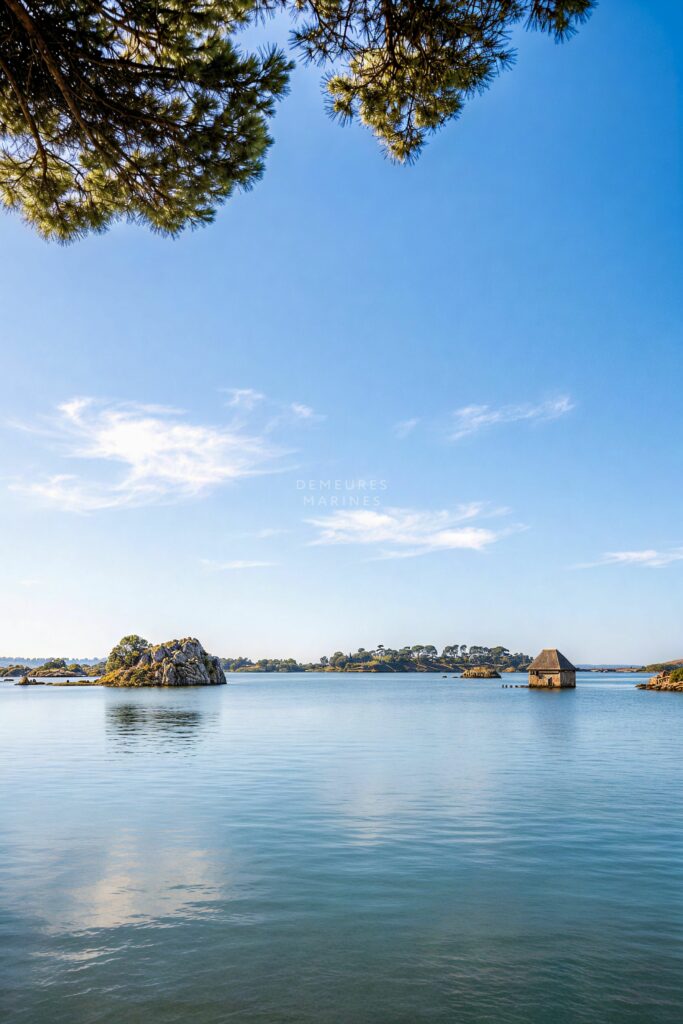 Maison Charme Vue mer île de Bréhat Bretagne Côtes d'Armor Demeures Marines Néobretonne Intemporelle