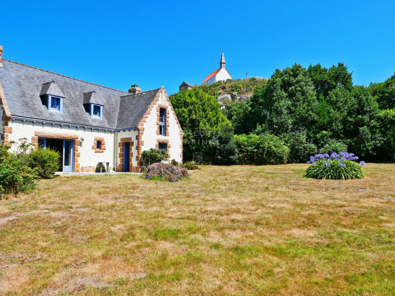 Maison Charme Vue mer île de Bréhat Bretagne Côtes d'Armor Demeures Marines Néobretonne Intemporelle