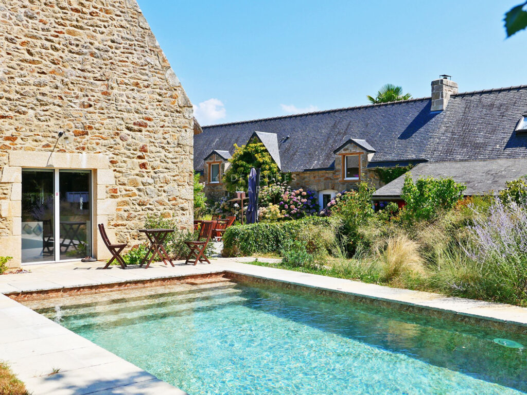 Propriété Charme Sainte-Hélène Piscine Ria D'Étel Demeures Marines Morbihan Bretagne