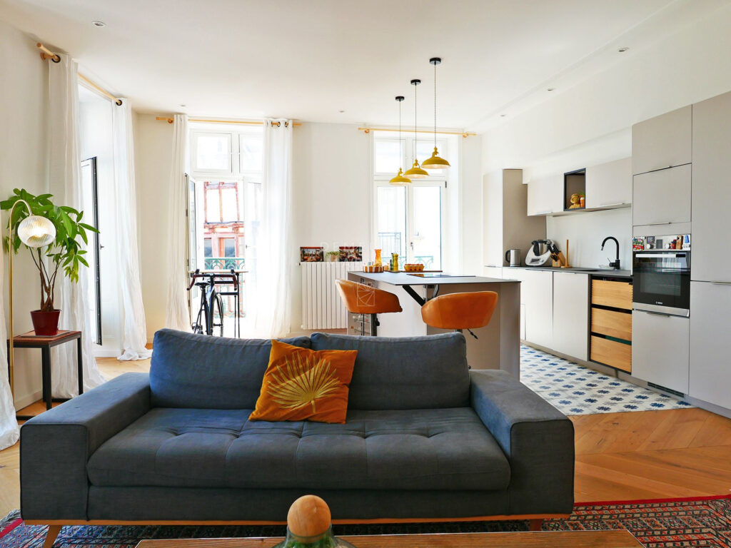 Appartement Vannes Intra-muros Demeures Marines Charme Rénové Bretagne Élégant Centre historique