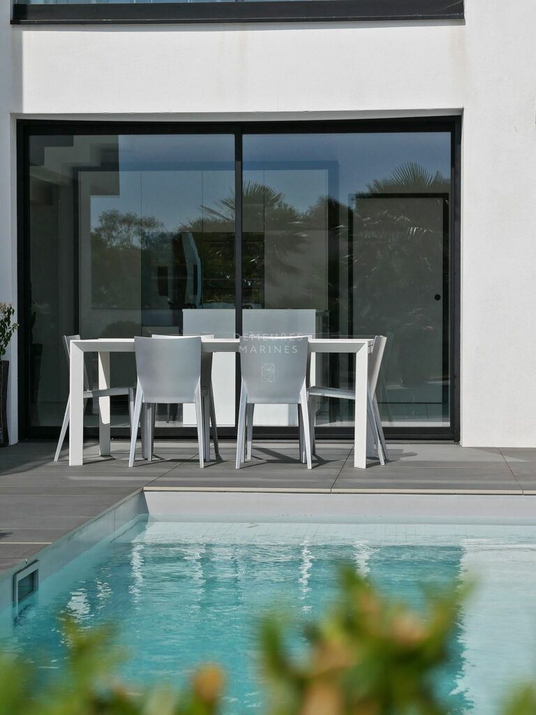 Demeures Marines Maison Architecte Contemporaine Piscine Vannes Meucon Morbihan Bretagne Volumes