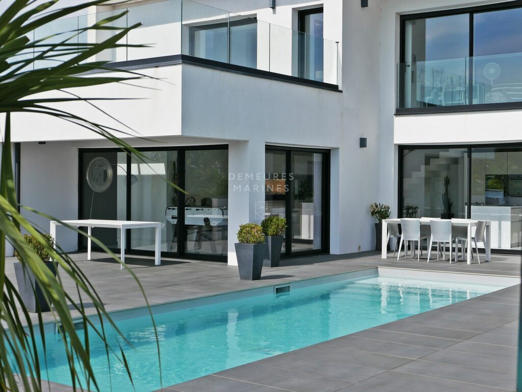 Demeures Marines Maison Architecte Contemporaine Piscine Vannes Meucon Morbihan Bretagne Volumes