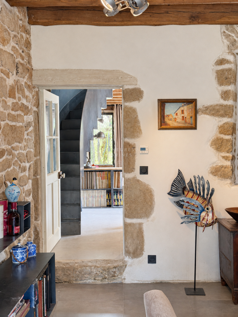Demeure Charme Rénovation Exception Kervalet Batz-Sur-Mer Bretagne Loire-Atlantique Pierre Contemporaine Village Poutre